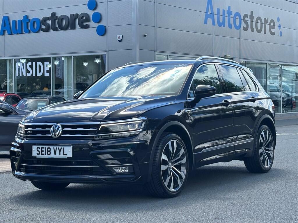 Volkswagen Tiguan 2.0 Tdi R-line Euro 6 Ss Black