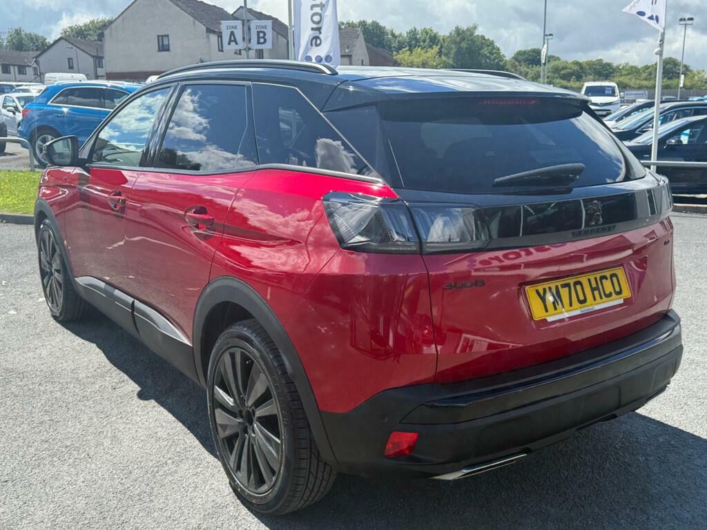 Peugeot 3008 1.6 Puretech Gt Premium Eat Euro 6 Ss YM70HCO Red #4