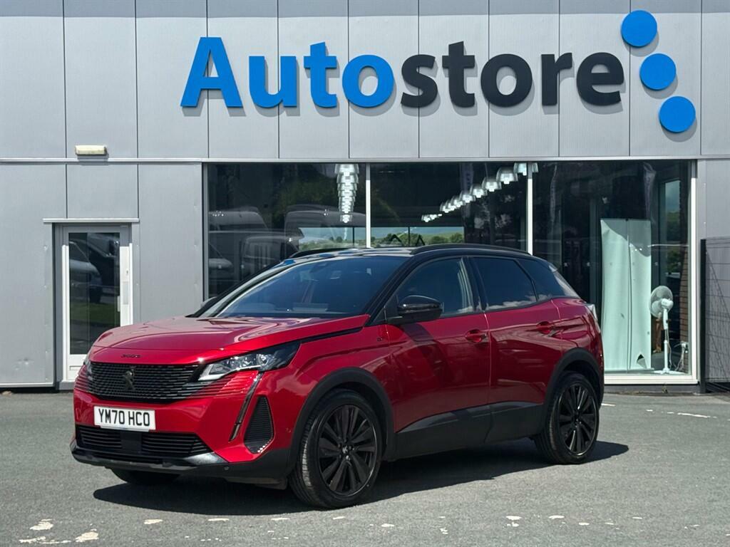 Peugeot 3008 1.6 Puretech Gt Premium Eat Euro 6 Ss YM70HCO Red