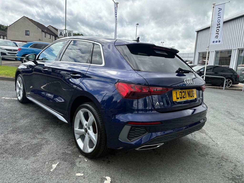Audi A3 1.4 Tfsie 40 S Line Sportback S Tronic Euro 6 Ss LO21NUB Blue #4