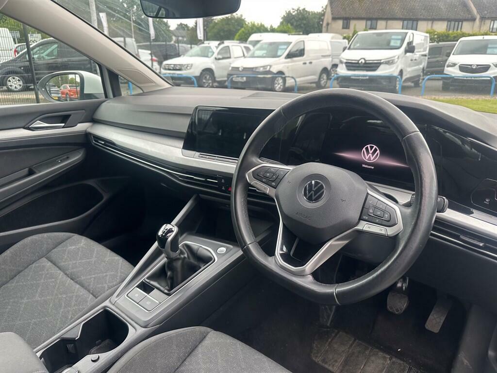 Volkswagen Golf 1.0 Tsi Life Euro 6 Ss GF22VYN White #6