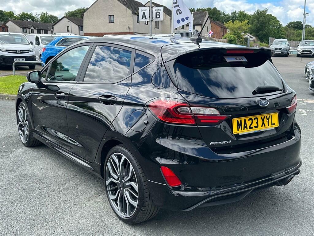 Ford Fiesta 1.0T Ecoboost St-line X Euro 6 Ss MA23XYL Black #4