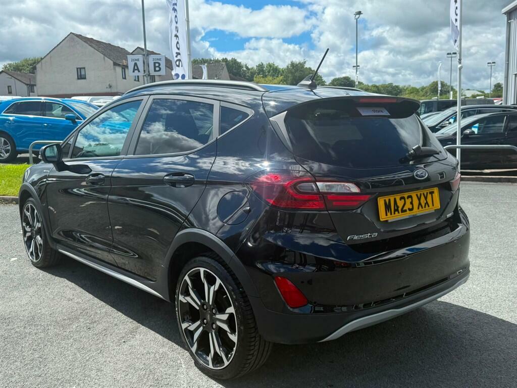 Ford Fiesta 1.0T Ecoboost Mhev Active X Edition Euro 6 Ss 5 MA23XXT Black #3