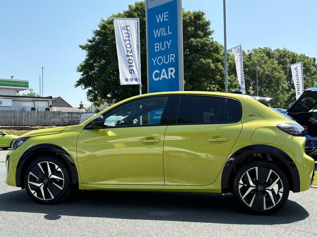 Peugeot 208 1.2 Puretech Gt Euro 6 Ss FG25YSN Yellow #4