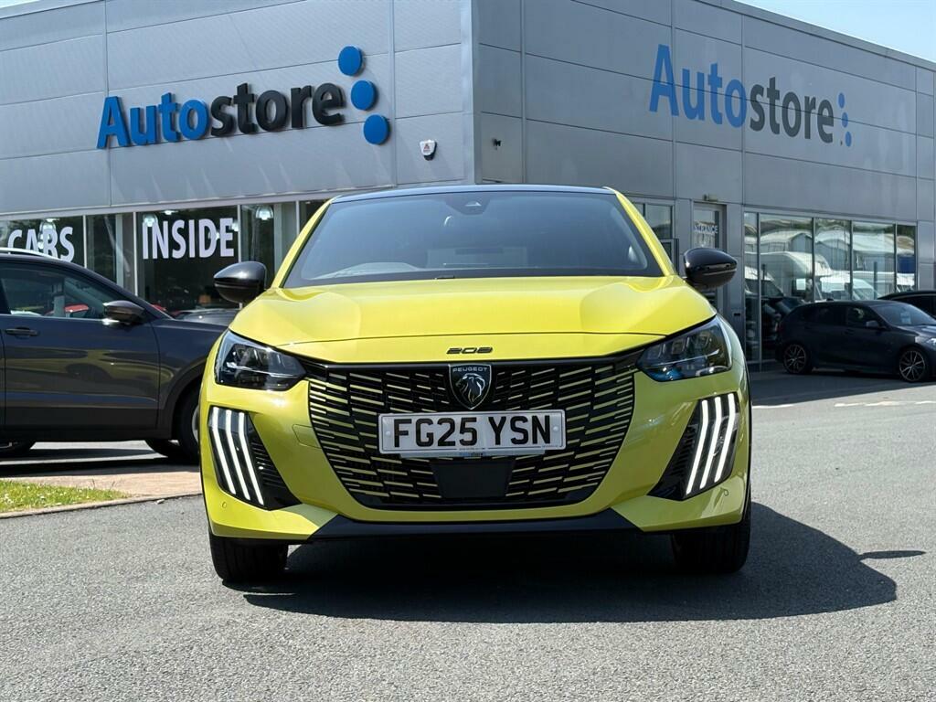 Peugeot 208 1.2 Puretech Gt Euro 6 Ss FG25YSN Yellow #2