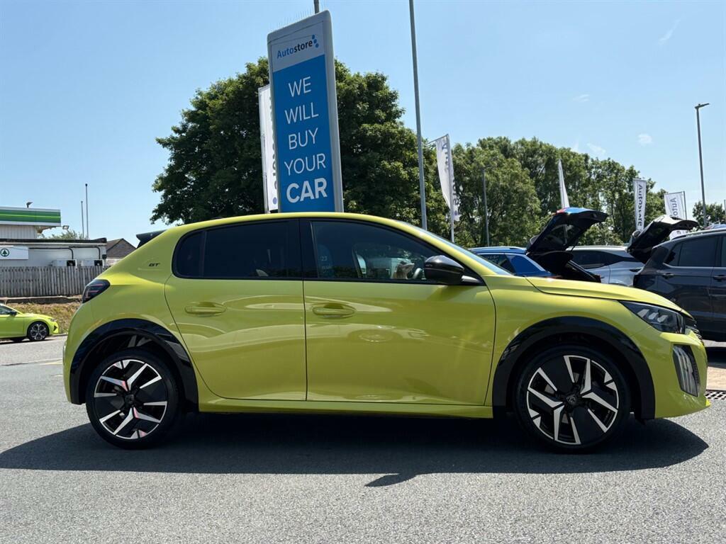 Peugeot 208 1.2 Puretech Gt Euro 6 Ss FG25YSN Yellow #5