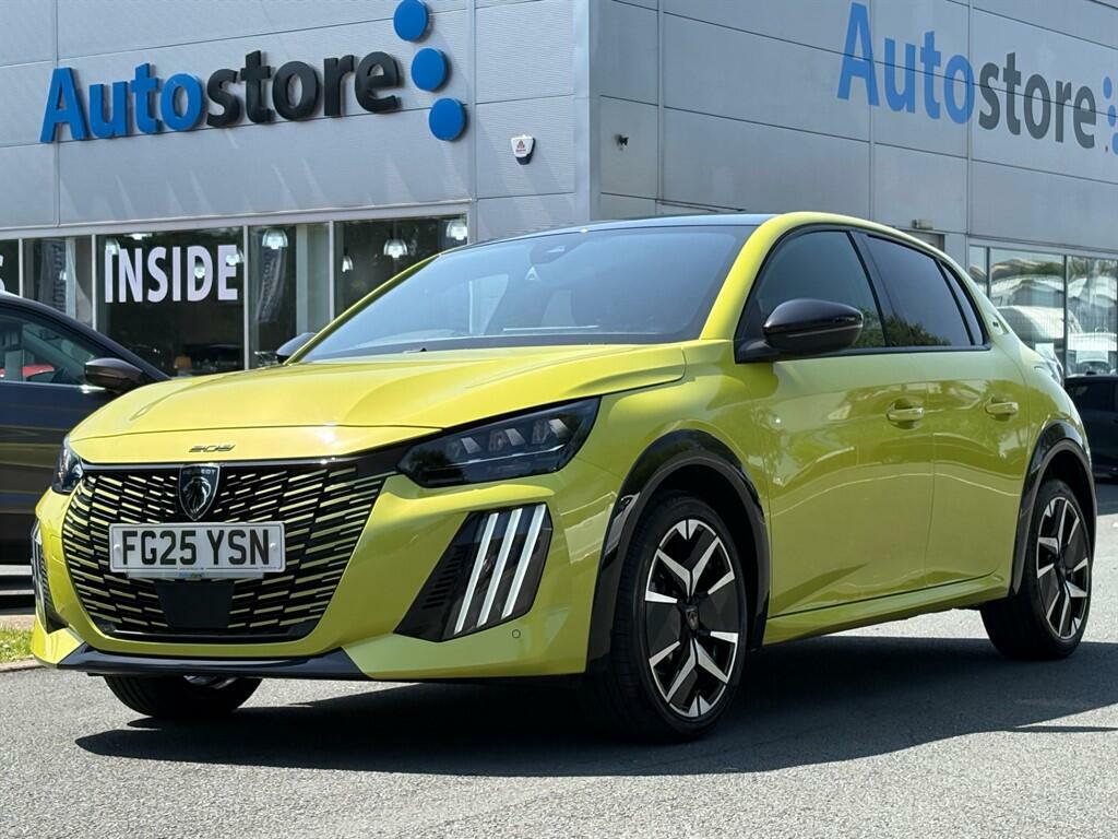 Peugeot 208 1.2 Puretech Gt Euro 6 Ss FG25YSN Yellow