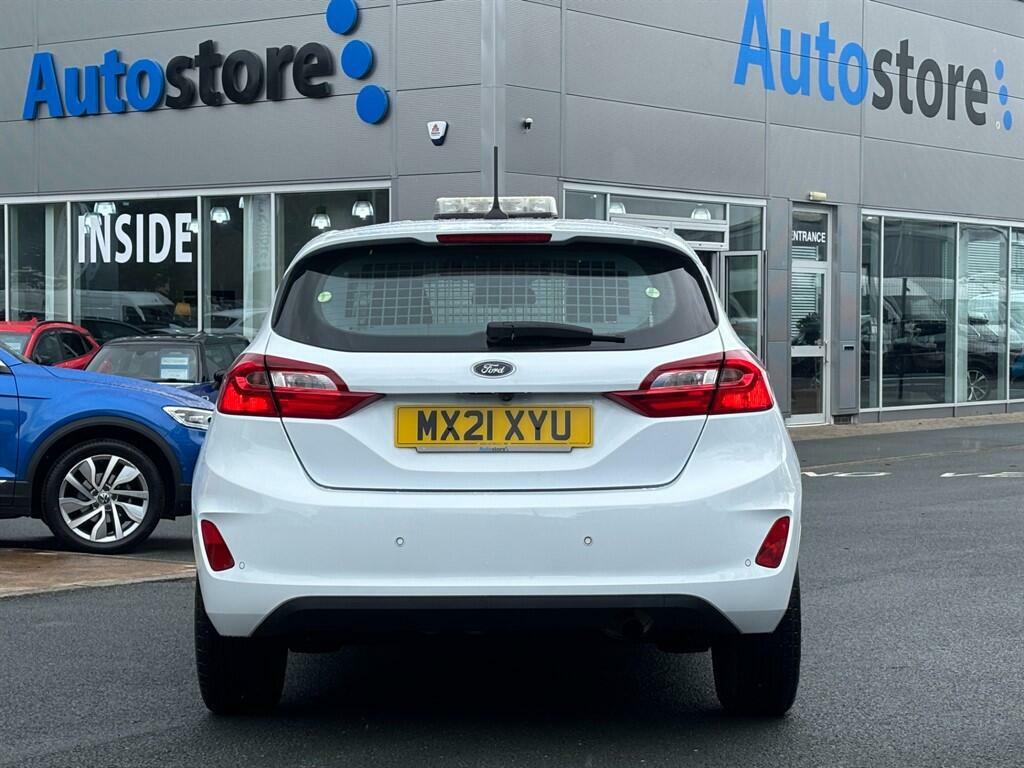 Ford Fiesta 1.5 Tdci Car Derived Van Euro 6 MX21XYU White #6