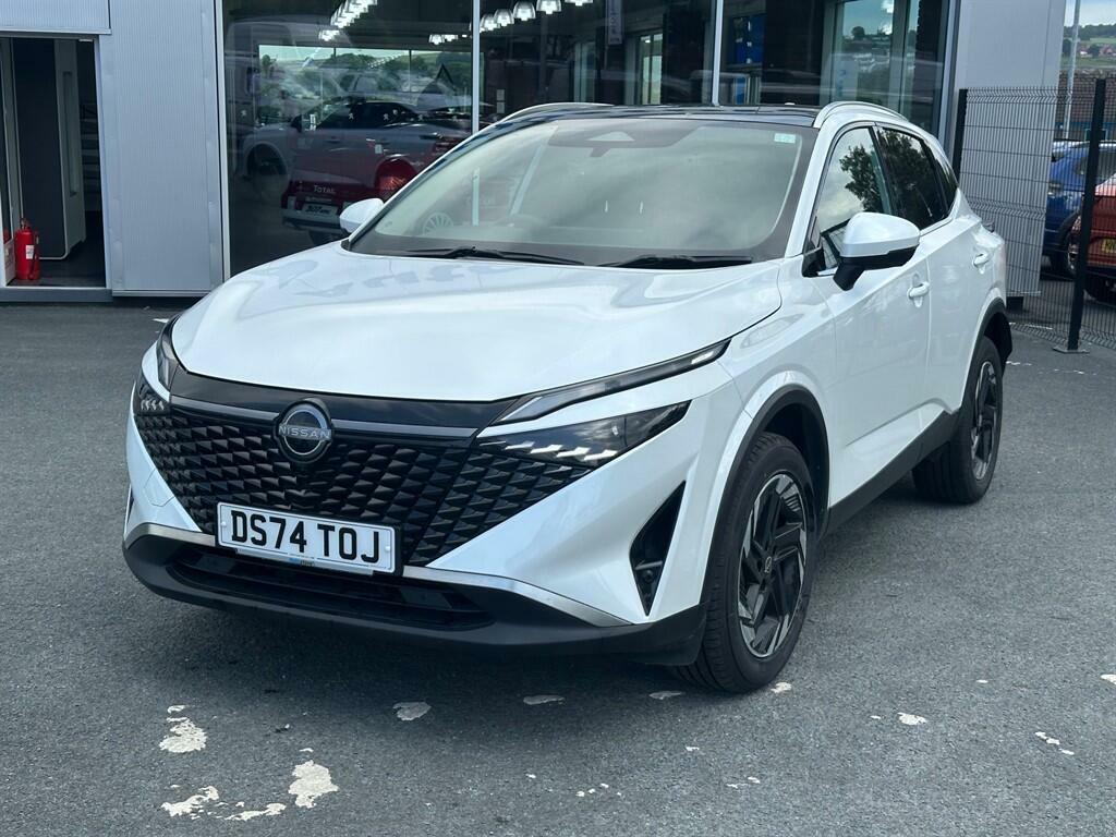 Nissan Qashqai 1.3 Dig-t Mhev N-connecta Xtron Euro 6 Ss DS74TOJ White #2