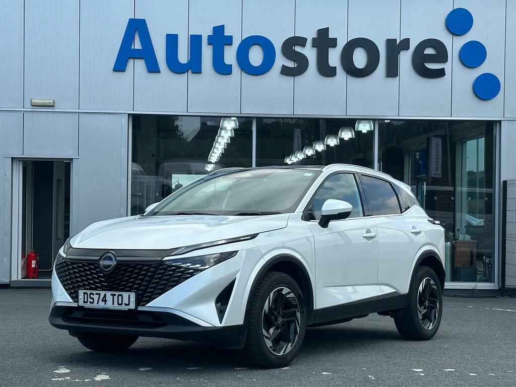 Nissan Qashqai 1.3 Dig-t Mhev N-connecta Xtron Euro 6 Ss DS74TOJ White