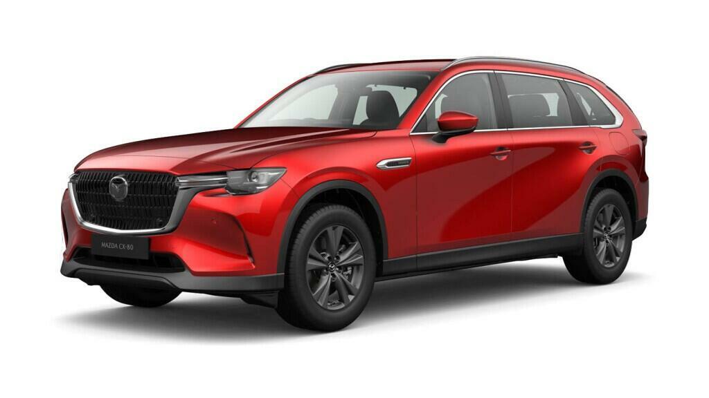 Mazda CX-80 Exclusive-line Red
