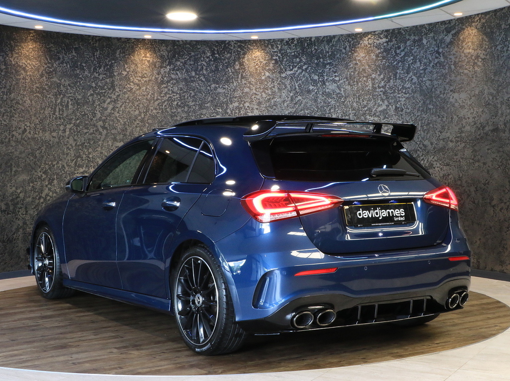 Mercedes-Benz A Class A200 Amg Line Night Edition KM72JVF Blue #6