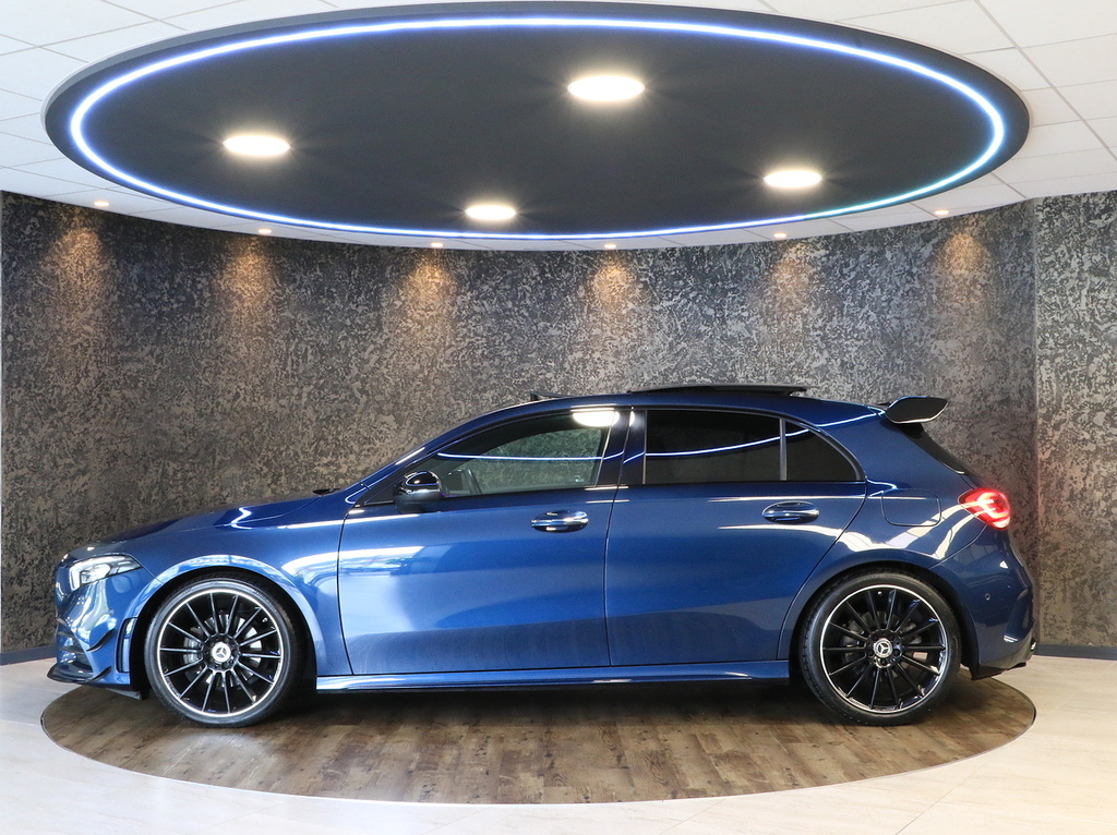 Mercedes-Benz A Class A200 Amg Line Night Edition KM72JVF Blue #5