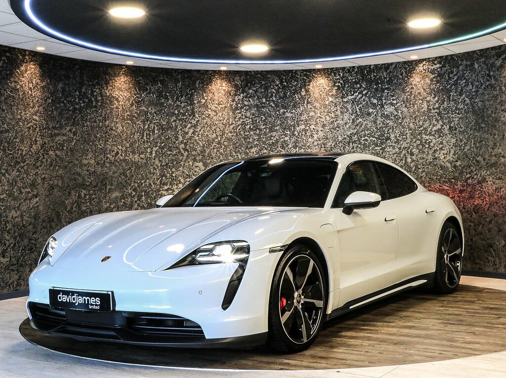 Porsche Taycan Performance Plus 4S White #3