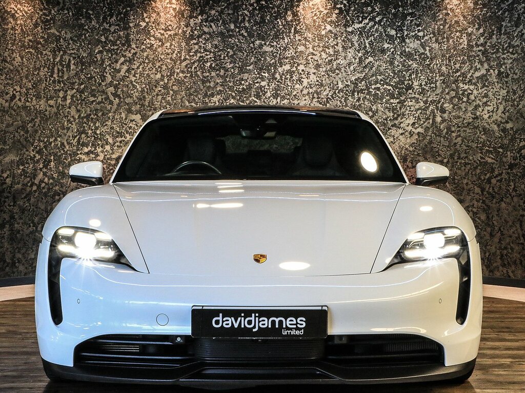 Porsche Taycan Performance Plus 4S White #2