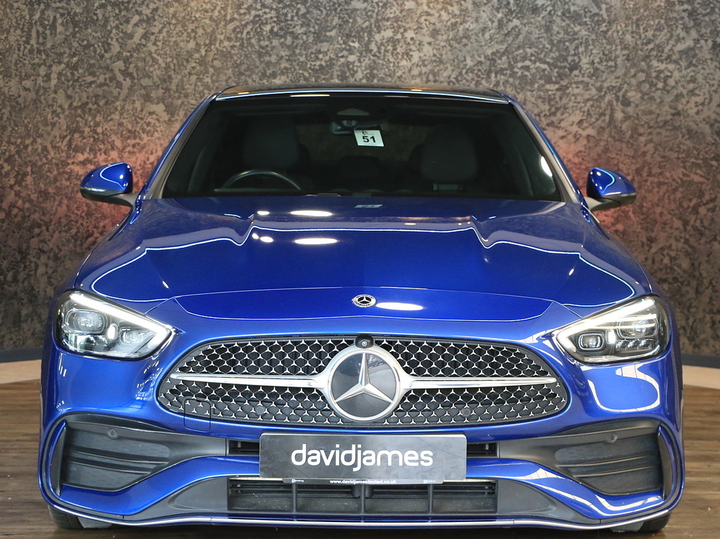 Mercedes-Benz C Class C200h Mhev Amg Line KT24SFE Blue #2