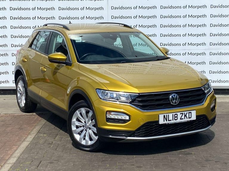 Volkswagen T-Roc 1.0 Tsi Se Suv Euro 6 Ss 115 NL18ZKD Yellow