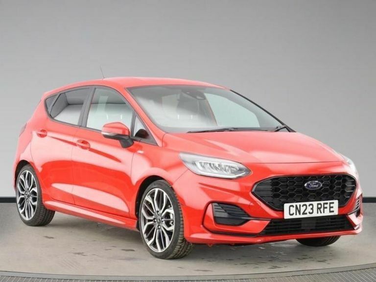 Ford Fiesta 1.0T Ecoboost St-line X Hatchback Manua Red