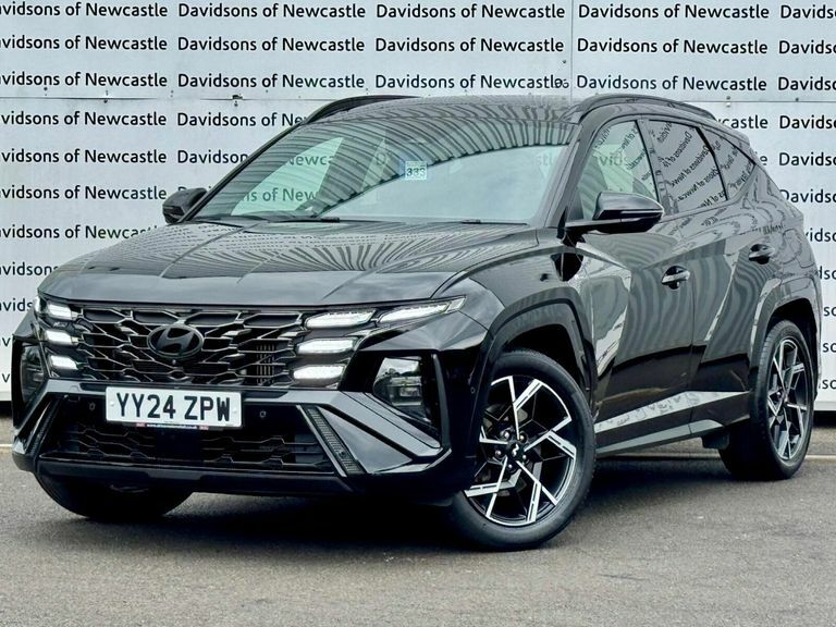 Hyundai Tucson 1.6 T-gdi N Line S Suv Euro 6 S YY24ZPW Black #3