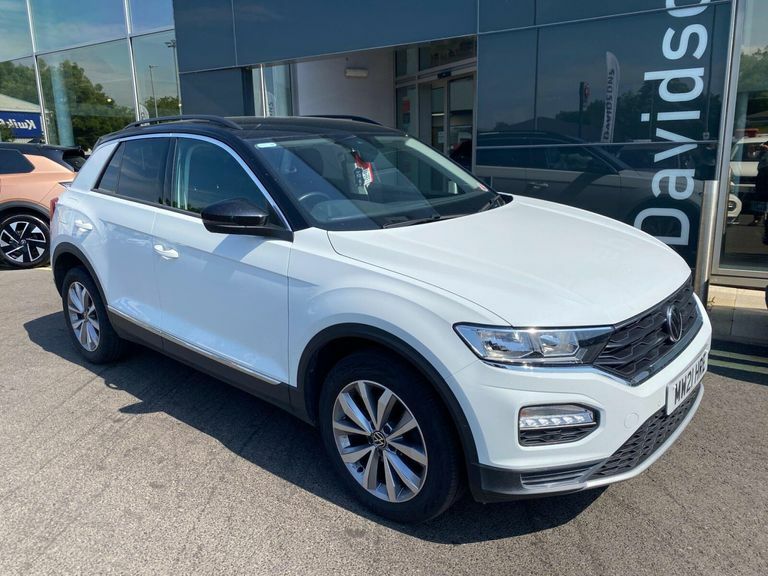 Volkswagen T-Roc 1.0 Tsi Design Suv Euro 6 Ss MW21HRE White