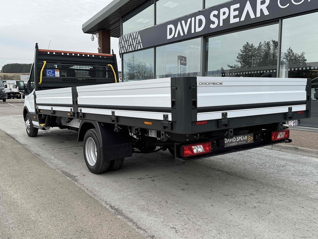 Ford Transit Custom Tdci 130Ps 350Drw L5 Xlwb 17Ft Dropside With Upgr White #4