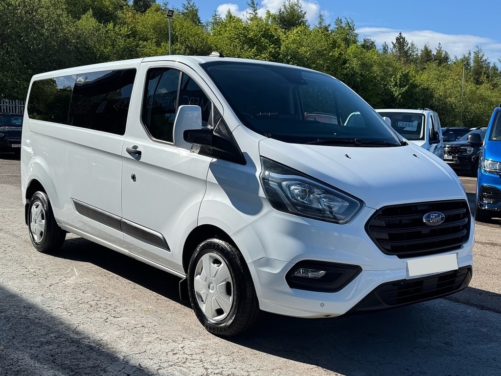 Ford Transit Custom Tdci 130Ps 320 Trend L2 Lwb 9 Seat Kombi Minibus W CF22AGX White #3