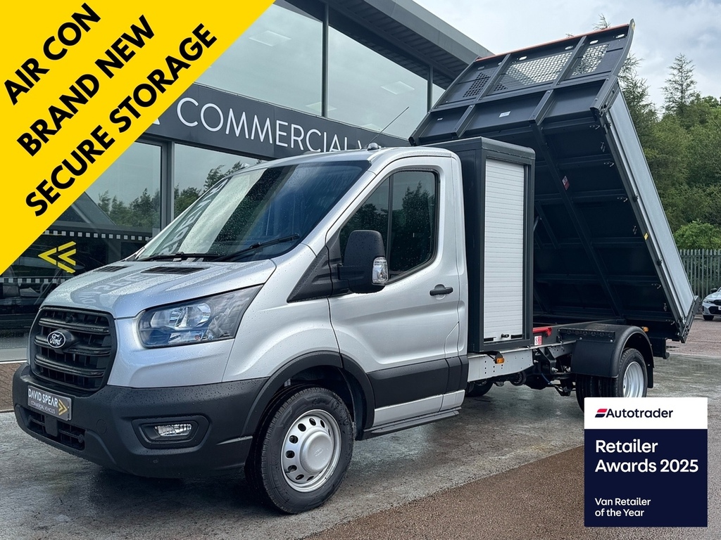 Ford Transit Custom 350 Leader 130Ps Toolpod Tipper Drw With Ac, Reve Silver