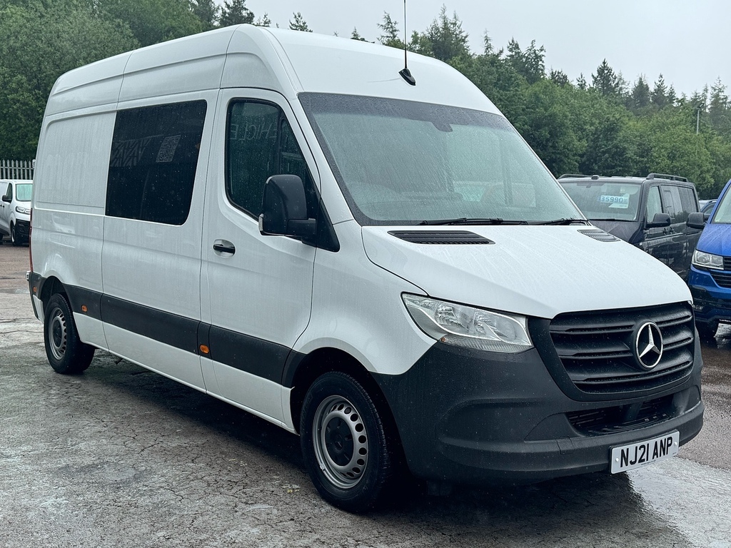 Mercedes-Benz Sprinter 314 Cdi Progressive 143Ps L2 H2 Lwb High Roof Welf White #3