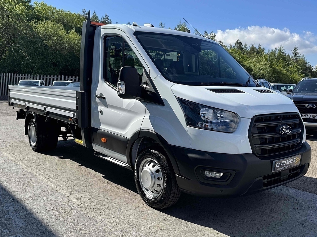 Ford Transit Custom 2.0 Tdci 130Ps 350Drw L4 Lwb 4.2 Metre Dropside W  White #2