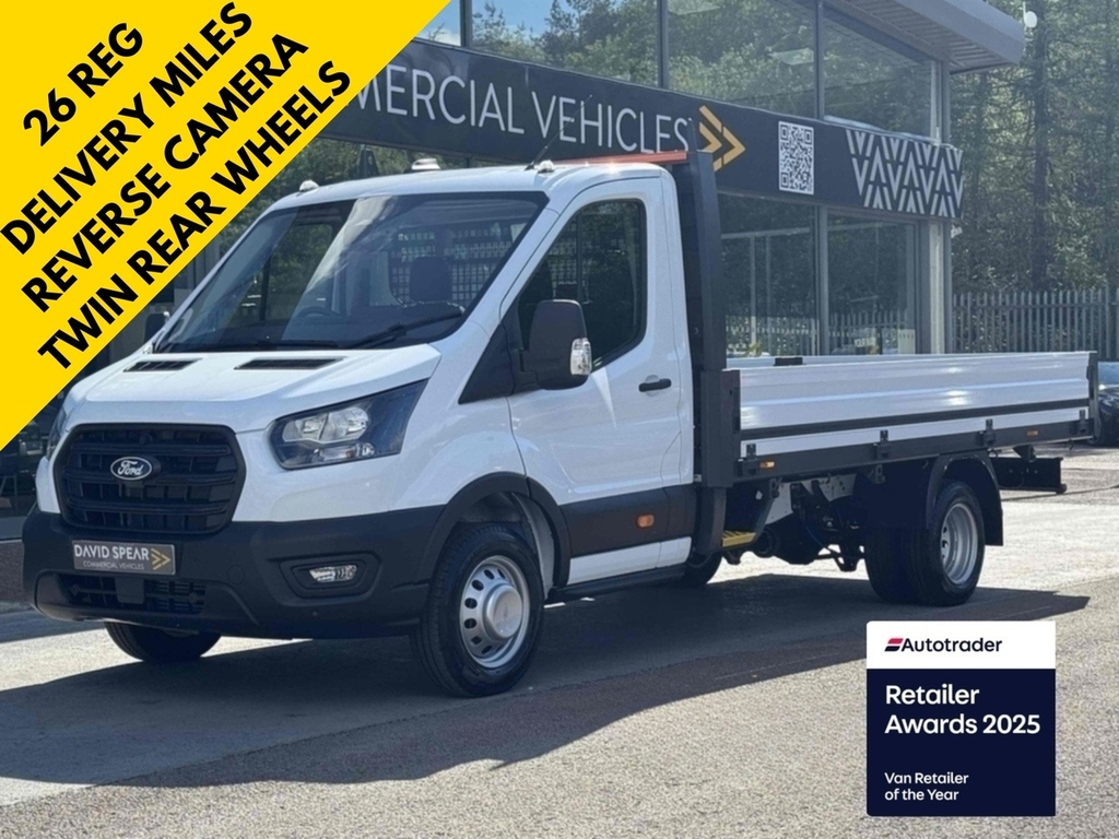 Ford Transit Custom 2.0 Tdci 130Ps 350Drw L4 Lwb 4.2 Metre Dropside W White
