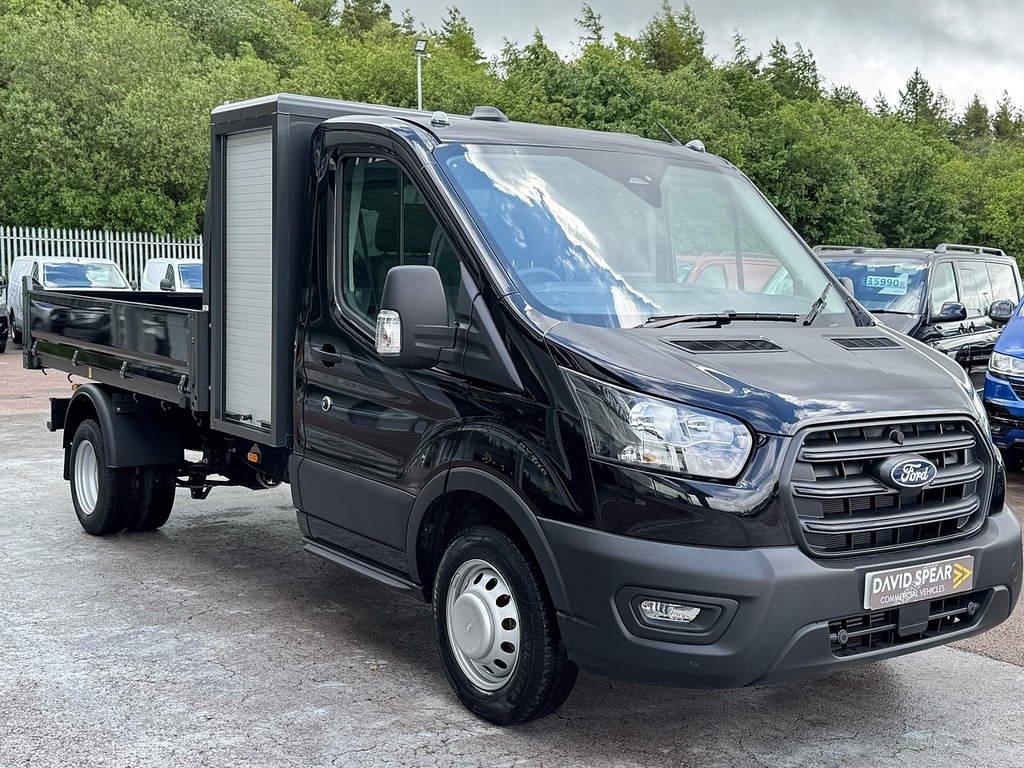 Ford Transit Custom 350 Leader 130Ps Toolpod Tipper Drw With Ac, Reve  Black #3