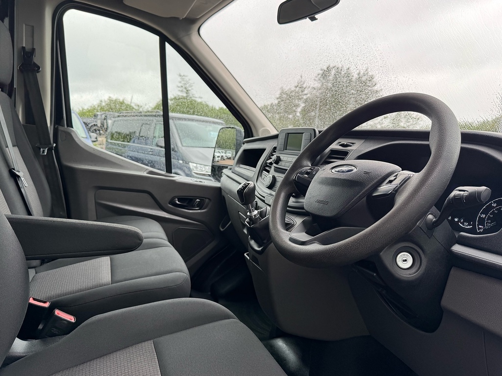 Ford Transit Custom Tdci 130Ps 350 L3drw 7 Seat Double Cab Tipper Wit Black #5