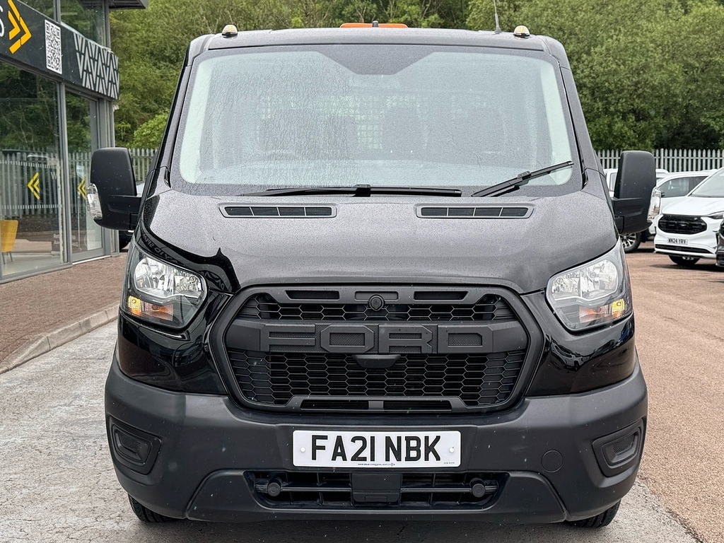 Ford Transit Custom Tdci 130Ps 350 L3drw 7 Seat Double Cab Tipper Wit Black #6