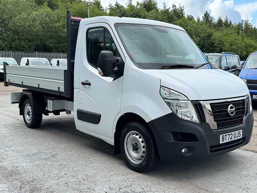Nissan InterStar Dci 35 Tekna 145Ps L2 Tipper With No Vat, Air Con, White #3