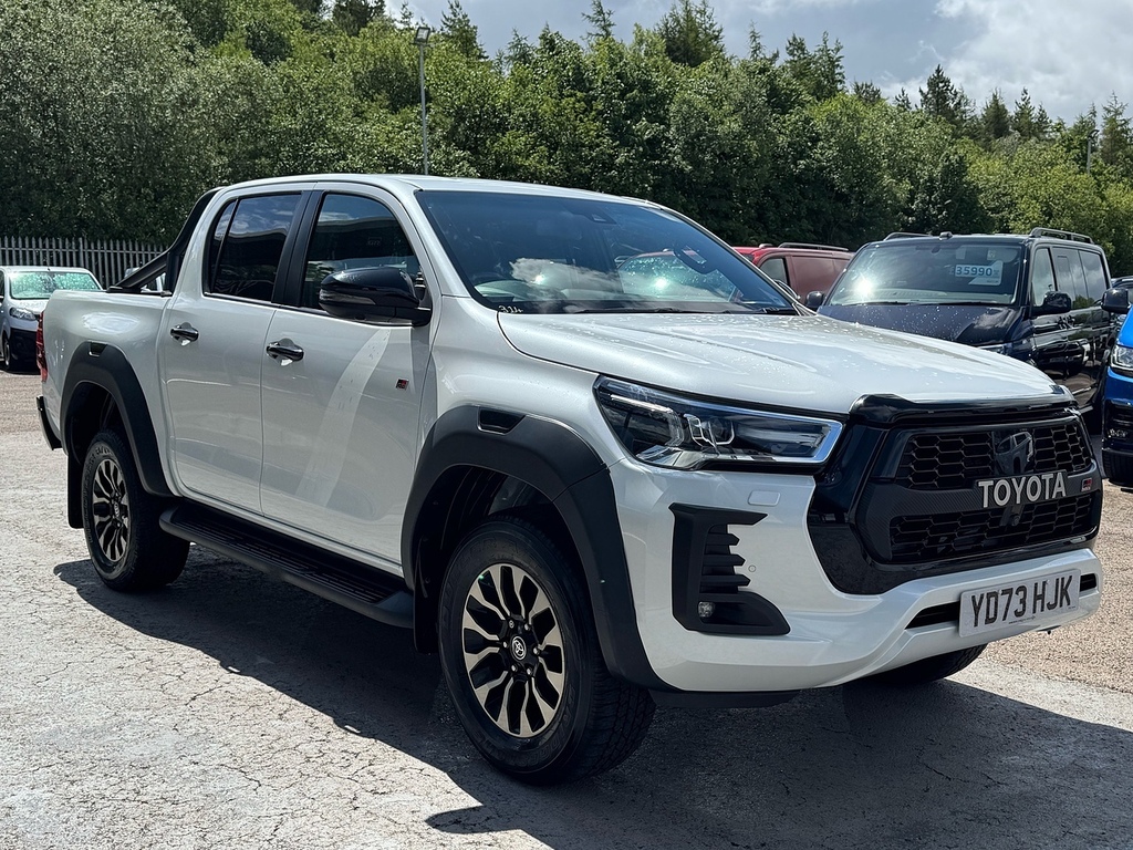 Toyota HILUX D-4d Gr Sport 204Ps 4Wd With 360 Parking Camera, H White #3