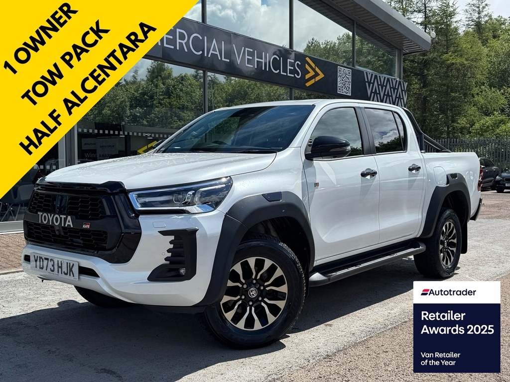Toyota HILUX D-4d Gr Sport 204Ps 4Wd With 360 Parking Camera, H White