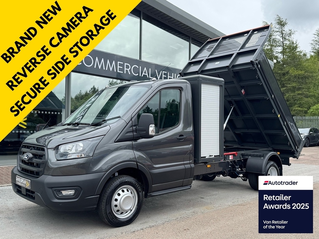 Ford Transit Custom 350 Leader 130Ps Toolpod Tipper Drw With Ac, Reve Grey