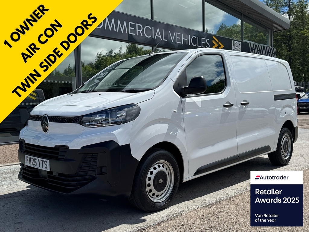 Citroen Dispatch Bluehdi 120Ps Enterprise Mwb With Air Con, 1 Owner White