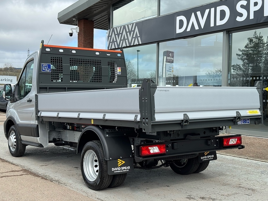 Ford Transit Custom 165Ps 350 Leader Single Cab Tipper Drw With Ac, R Silver #3