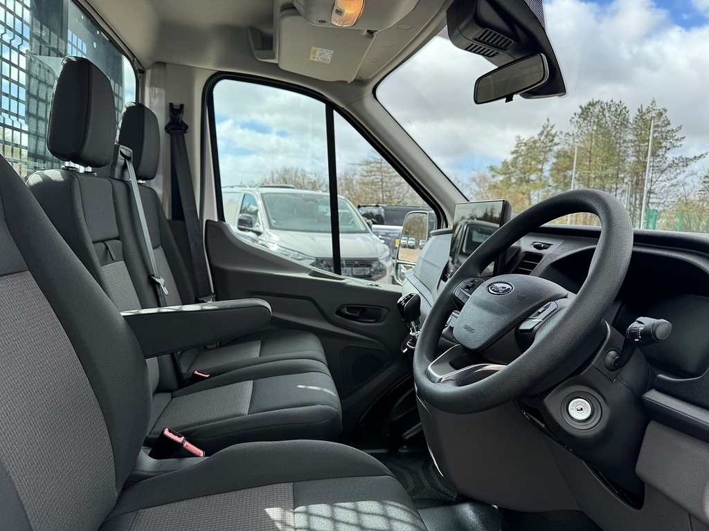 Ford Transit Custom 165Ps 350 Leader Single Cab Tipper Drw With Ac, R Silver #4