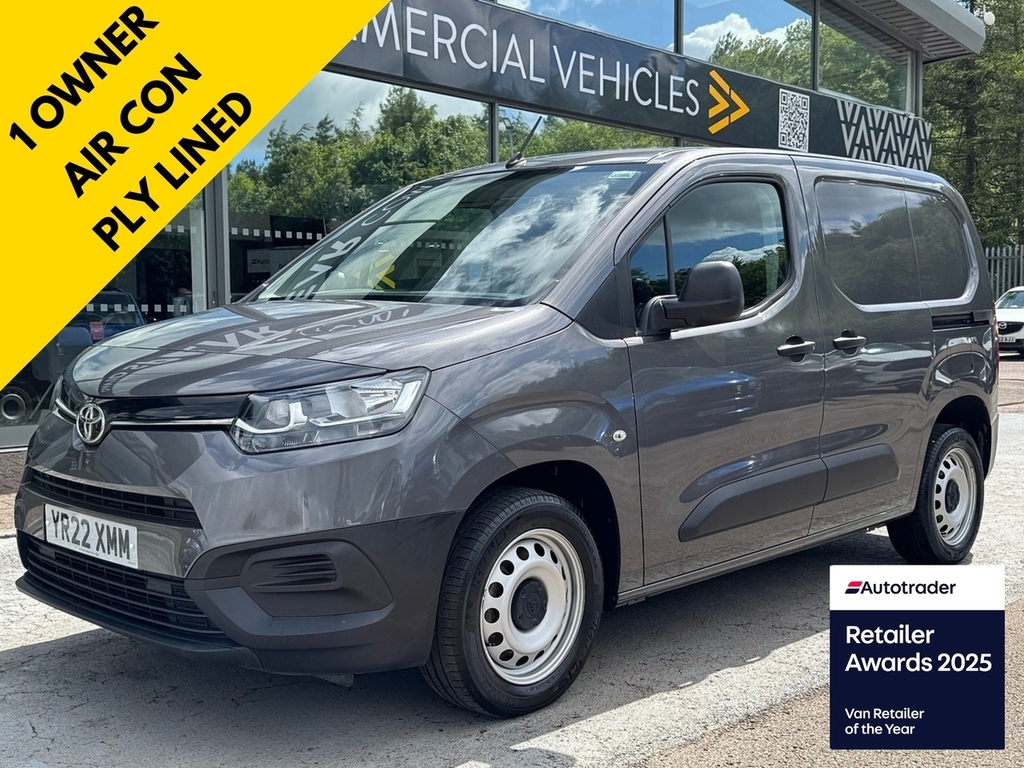 Toyota Proace City Bluehdi Active Swb 100Ps With Air Con, Ply Lined Grey