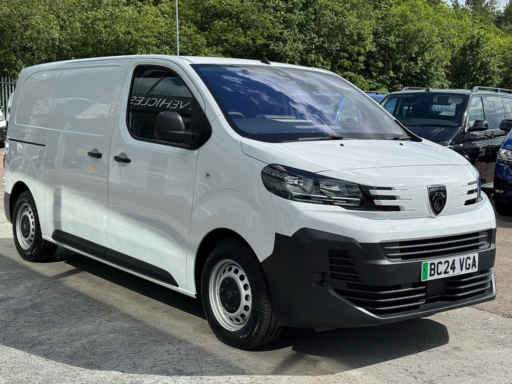 Peugeot E-Expert Professional Mwb 136Ps 75Kwh With Delivery Miles, White #3