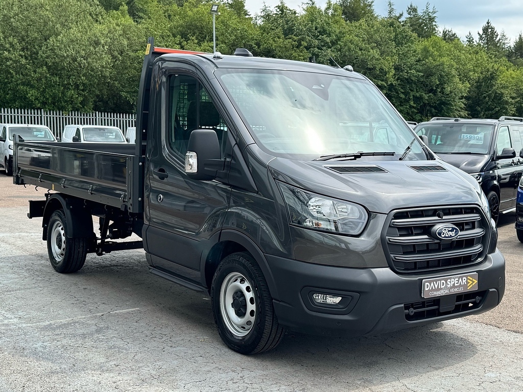 Ford Transit Custom 130Ps 350 Leader Single Cab Tipper Srw With A Grey #3