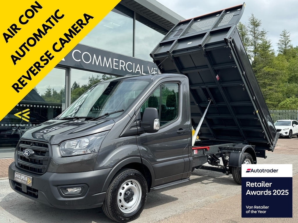 Ford Transit Custom 130Ps 350 Leader Single Cab Tipper Srw With A Grey