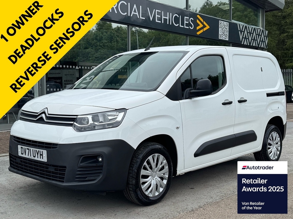 Citroen Berlingo Bluehdi 1000 Enterprise M Pro Swb 100Ps With Air C White