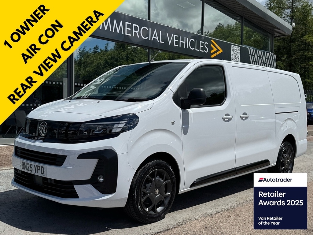 Vauxhall Vivaro Turbo D Pro 145Ps Lwb L2 With Air Con, Front And R White