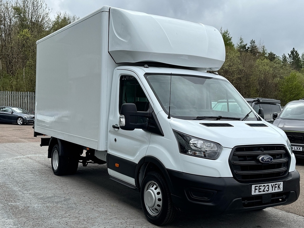 Ford Transit Custom 350 Ecoblue Luton Drw L4 With Tail Lift Roller S White #3