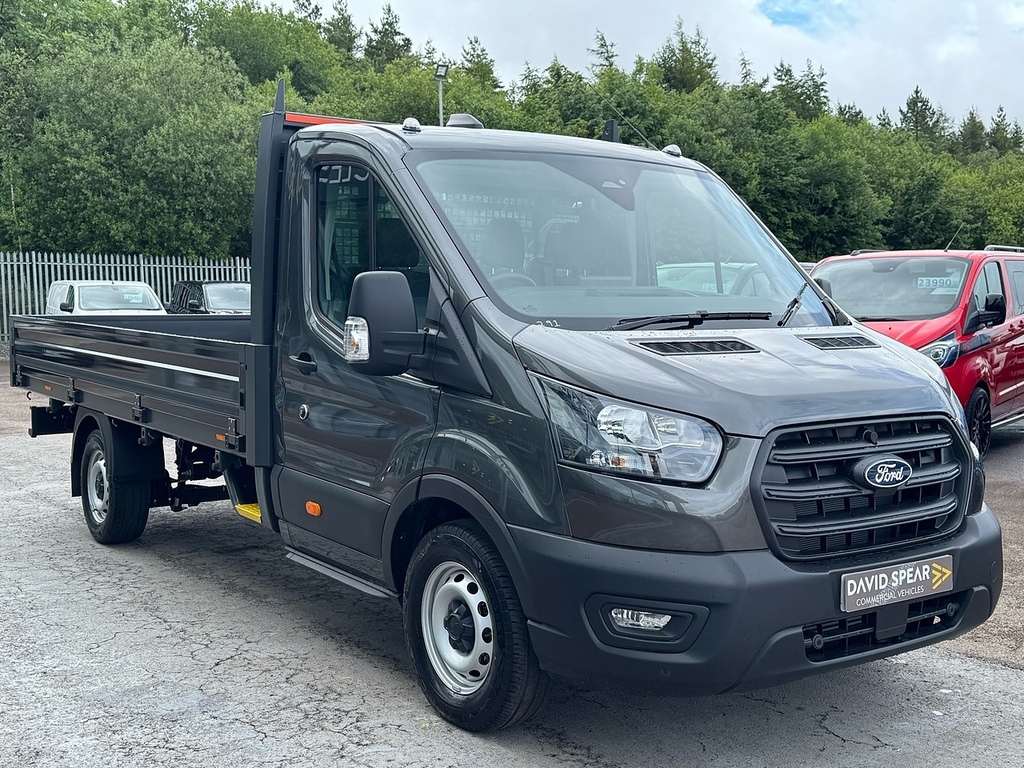 Ford Transit Custom 2.0 Tdci 130Ps 350 Srw L4 Lwb 4.2 Metre Dropside W Grey #3