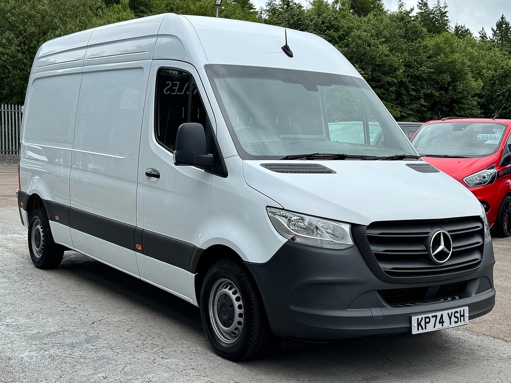 Mercedes-Benz Sprinter 315 Cdi Premium 150Ps L2 H2 With Air Con, Cruise C White #3