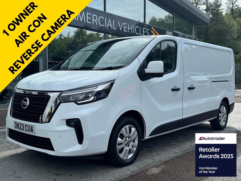 Nissan Primastar Dci 130Ps 30 Tekna L2 Lwb With Air Con, Reverse Ca White